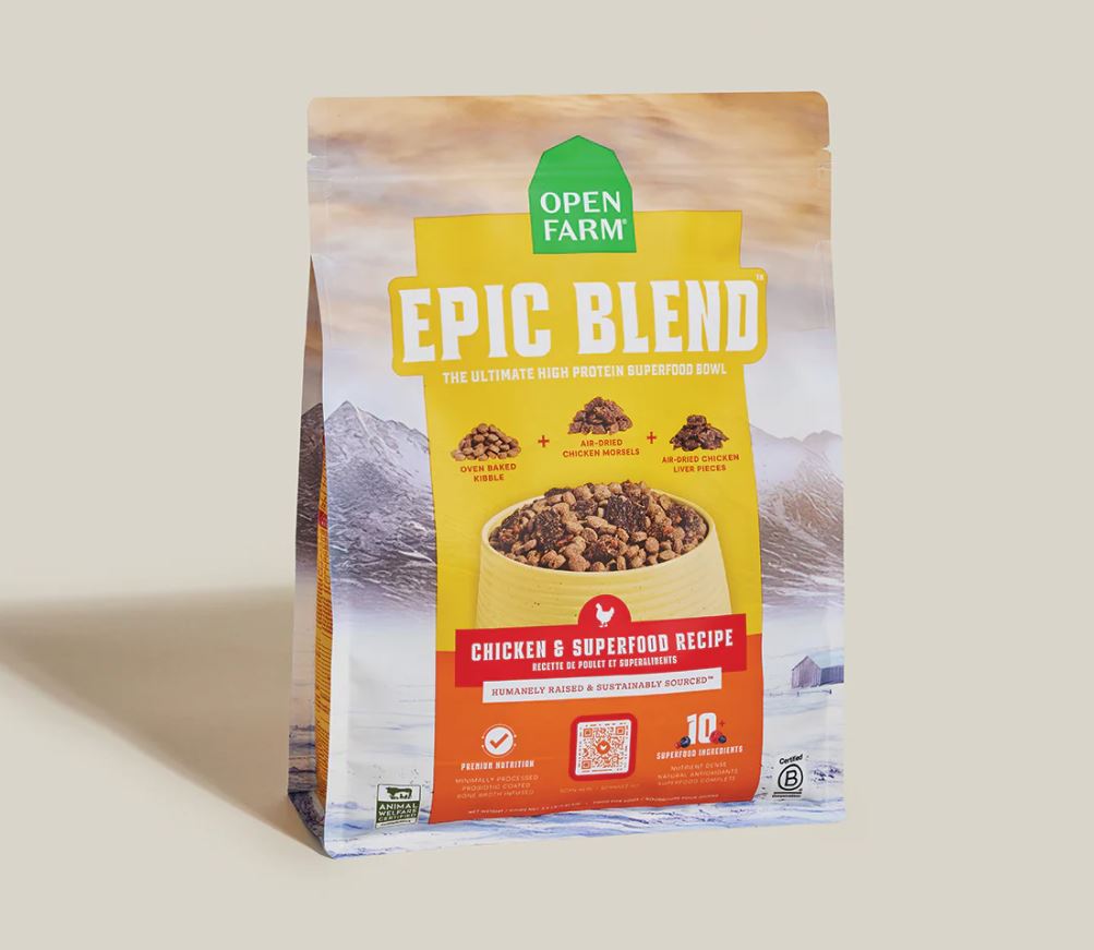 Open Farm Epic Blend Dry Dog Food, Chicken & Superfood Recipe