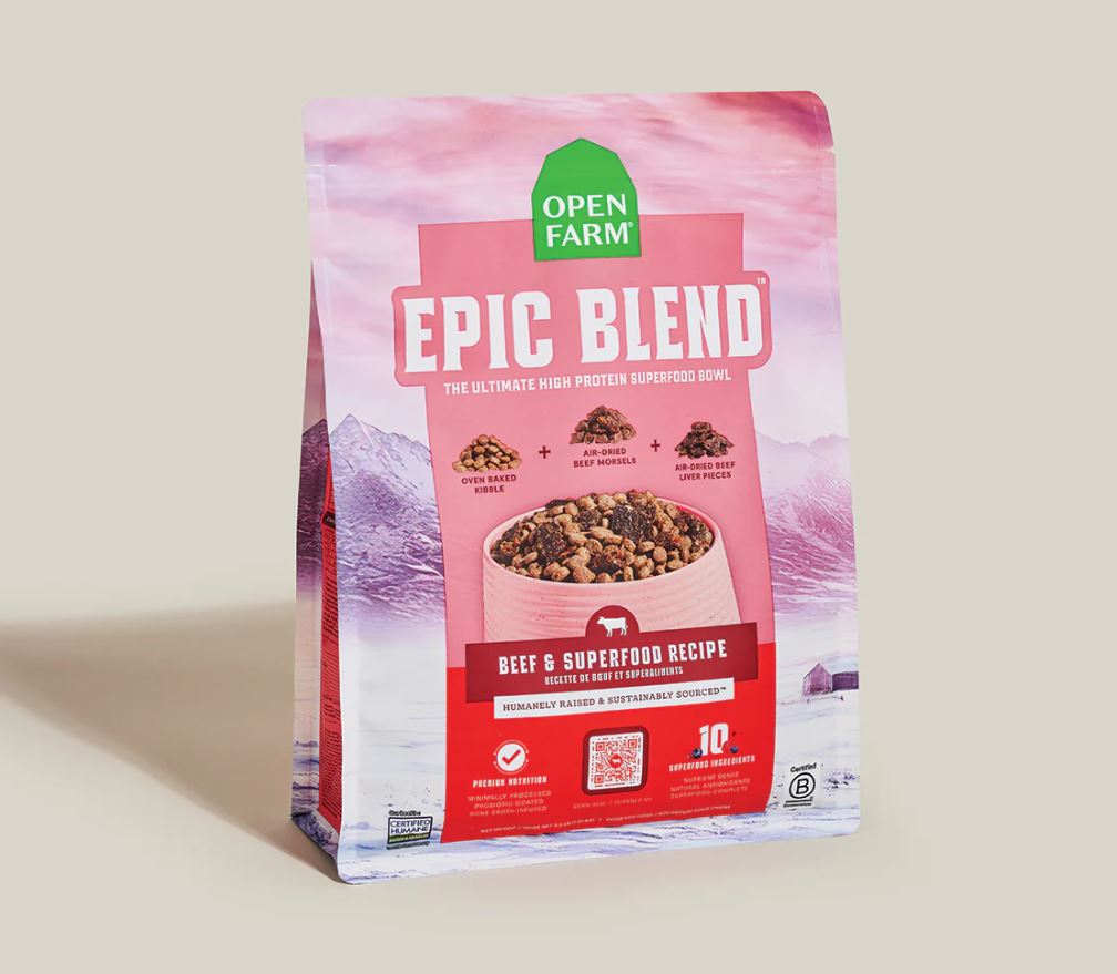 Open Farm Epic Blend Dry Dog Food, Beef & Superfood Recipe