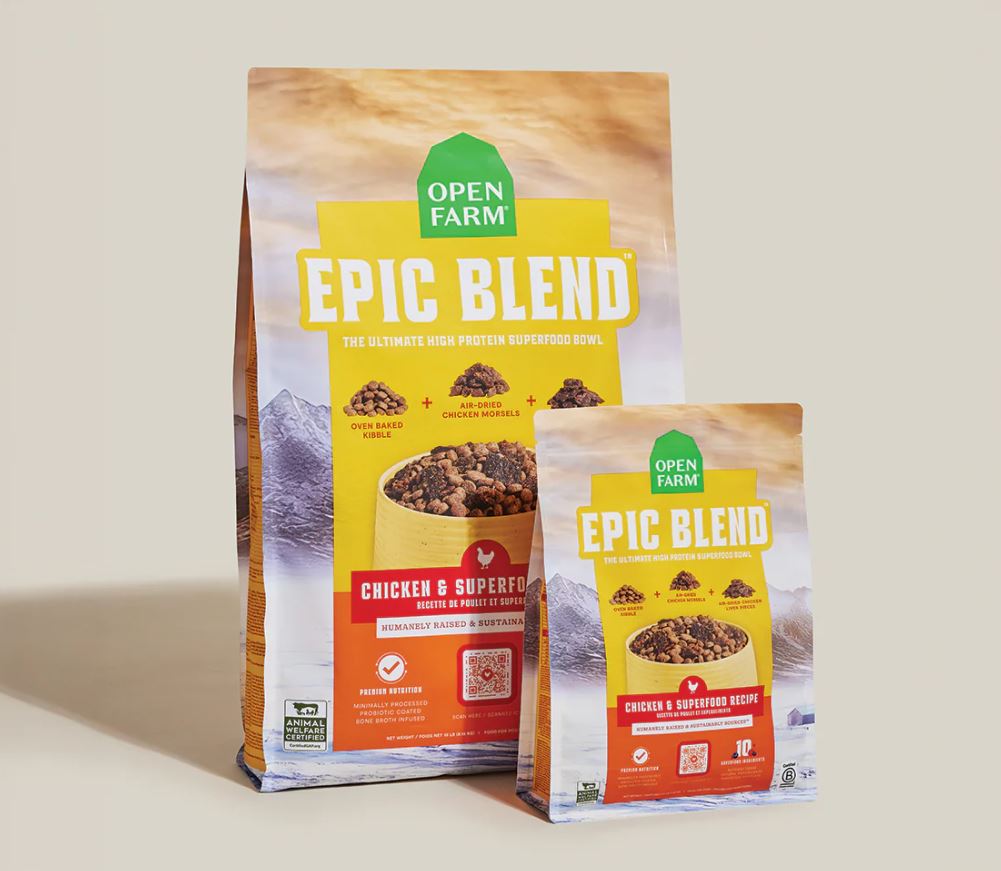 Open Farm Epic Blend Dry Dog Food, Chicken & Superfood Recipe