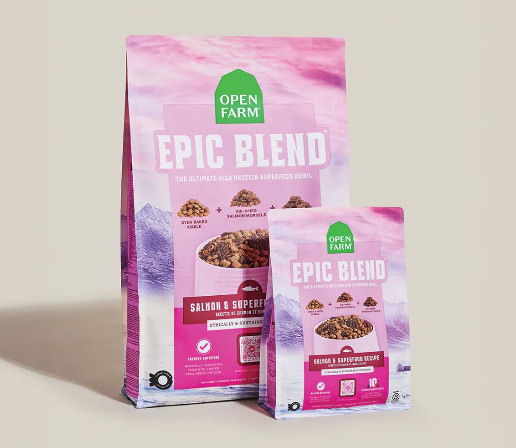 Open Farm Epic Blend Dry Dog Food, Salmon & Superfood Recipe