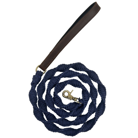 BAYDOG Dog Leash Seaside Navy Blue 6'-Baydog