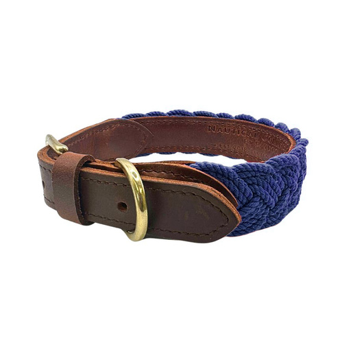 BAYDOG Dog Collar Seaside Navy Blue-Baydog