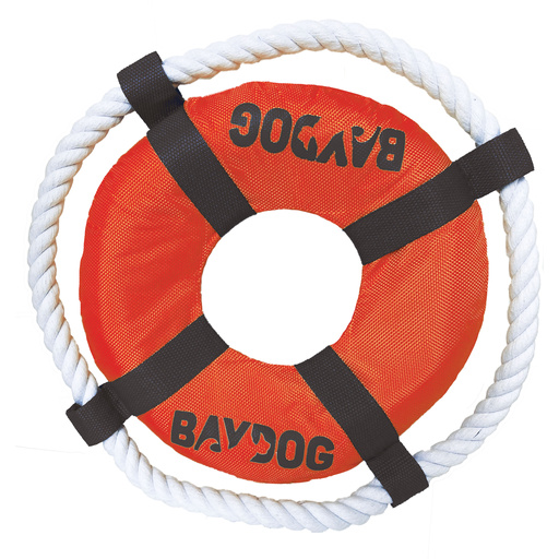 BAYDOG Dog Toy Fetch Ring Orange