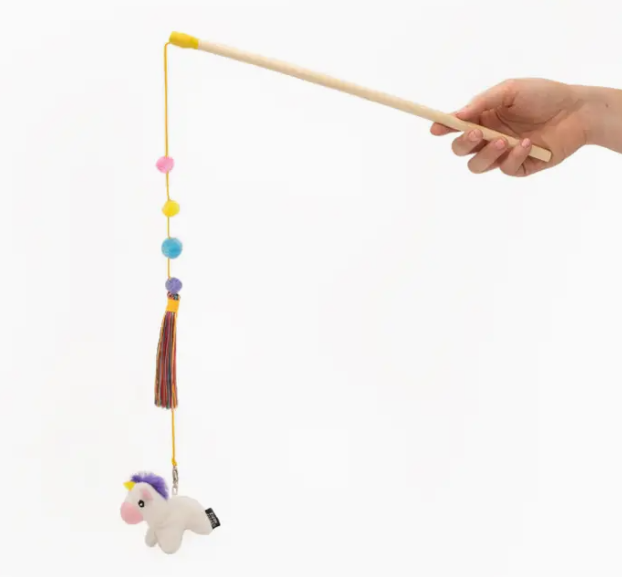 Zippyclaws Zippystick - Unicorn - Cat Toy