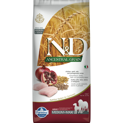 FARMINA N&D Puppy Dry Dog Kibble Chicken & Pomegranate-Maxi