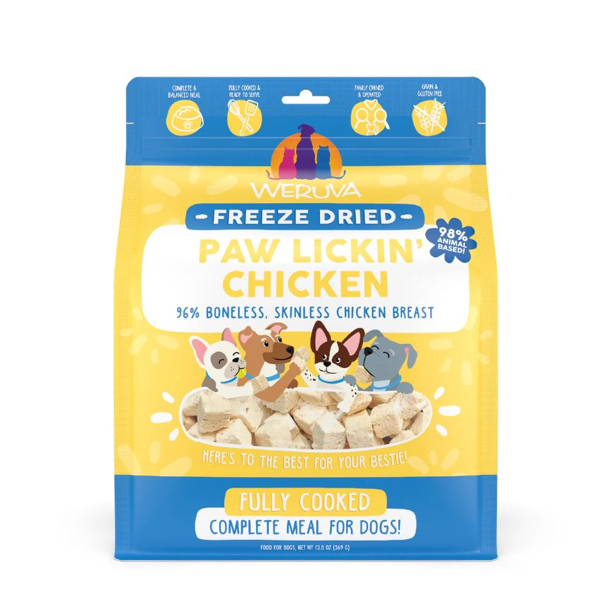 Weruva Freeze-Dried Dog Food-Paw Lickin' Chicken