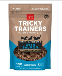 Tricky Trainers Chewy Dog Treats Salmon 5 oz