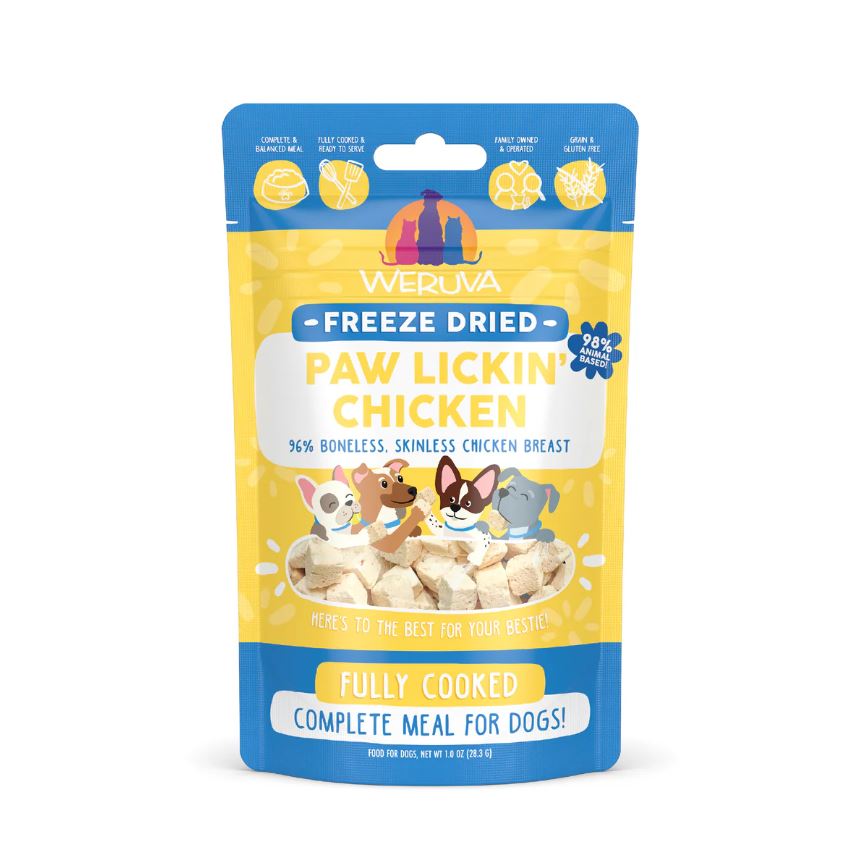 Weruva Freeze-Dried Dog Food-Paw Lickin' Chicken