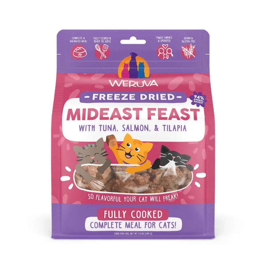Weruva Freeze-Dried Cat Food-Mideast Feast