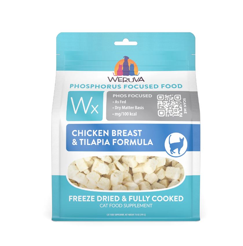 Weruva Freeze-Dried Low Phosphorous Cat Food-Chicken Breast & Tilapia