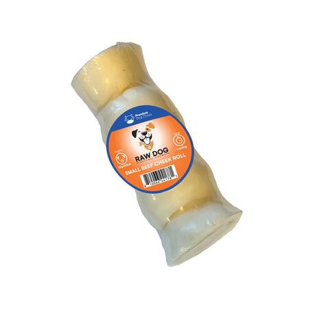 Raw Dog Treat Beef Cheek Roll Small