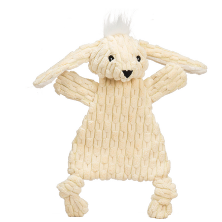 HuggleHounds Dog Toy Flatties Bunny