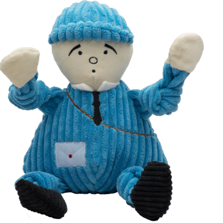 HuggleHounds Dog Toy Knotties Mail Carrier