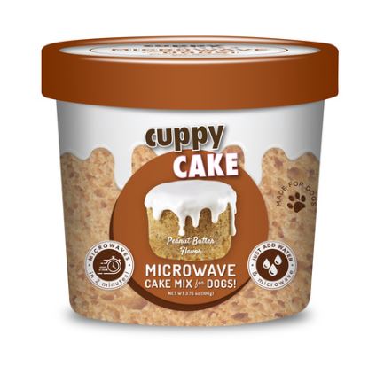 Puppy Cake Microwaveable Puppy Cake 4oz-Peanut Butter