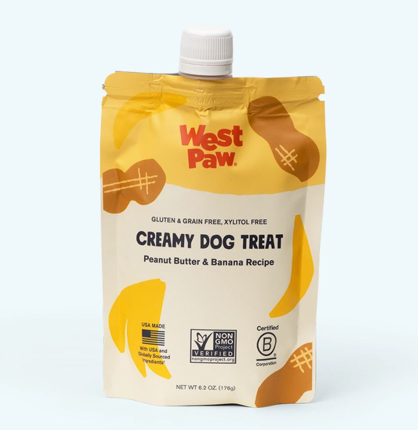 West Paw Creamy 6.2oz-Peanut Butter & Banana