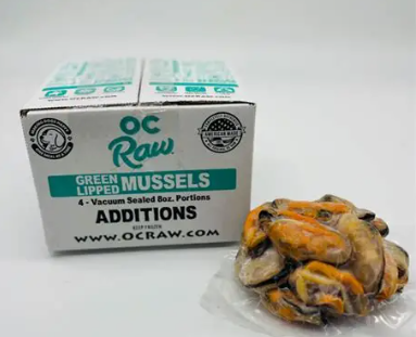 OC Raw Dog Treat Frozen Green Lipped Mussels 2#
