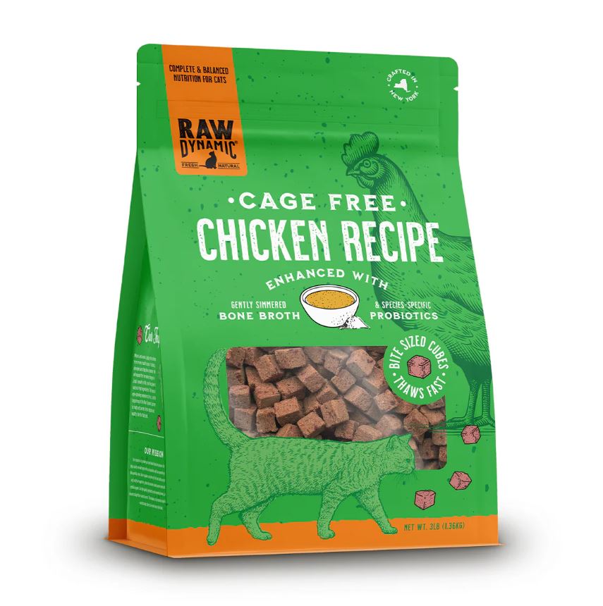 Raw Dynamic Raw Cat Food, Chicken Recipe
