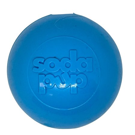 Sodapup Dog Toy Squeaker Ball Light Blue Medium
