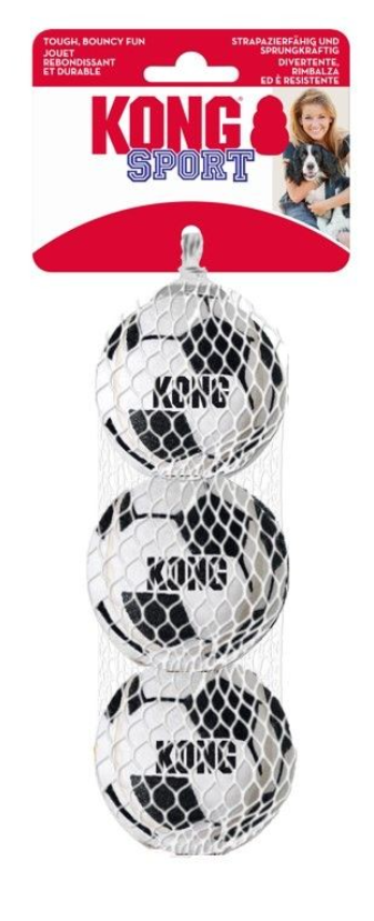 Kong Sport Soccer Balls 3-Pack Medium Dog Toy