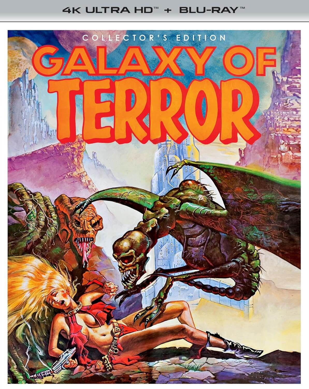 Front Cover (Slip) - GALAXY OF TERROR (1981) (SHOUT!)/ALBERT/MORAN/WALSTON@R@4K ULTRA HD + BLU-RAY