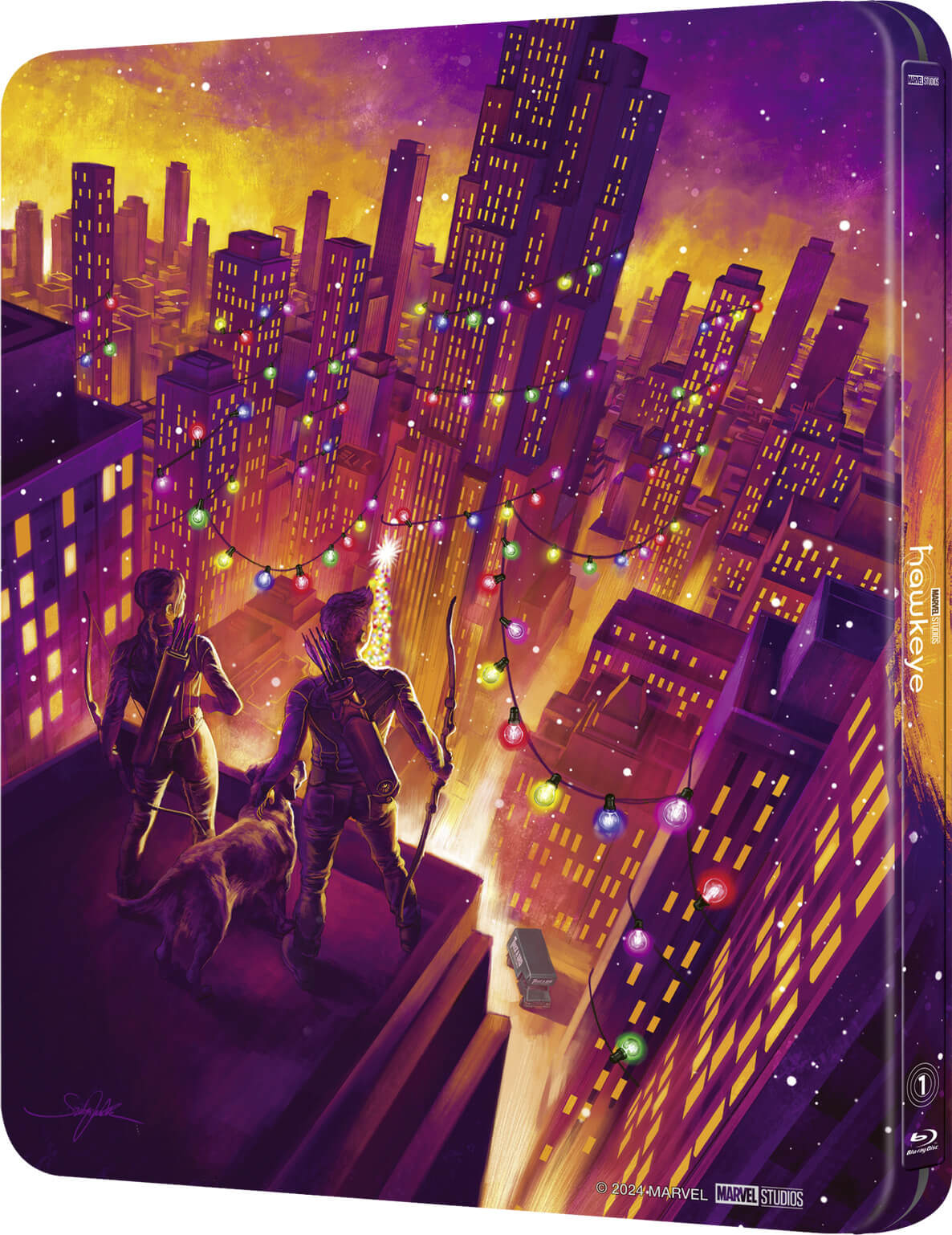 Back Cover (Art) - HAWKEYE (2021)/SEASON 1 (STEELBOOK)@TV-14@4K ULTRA HD