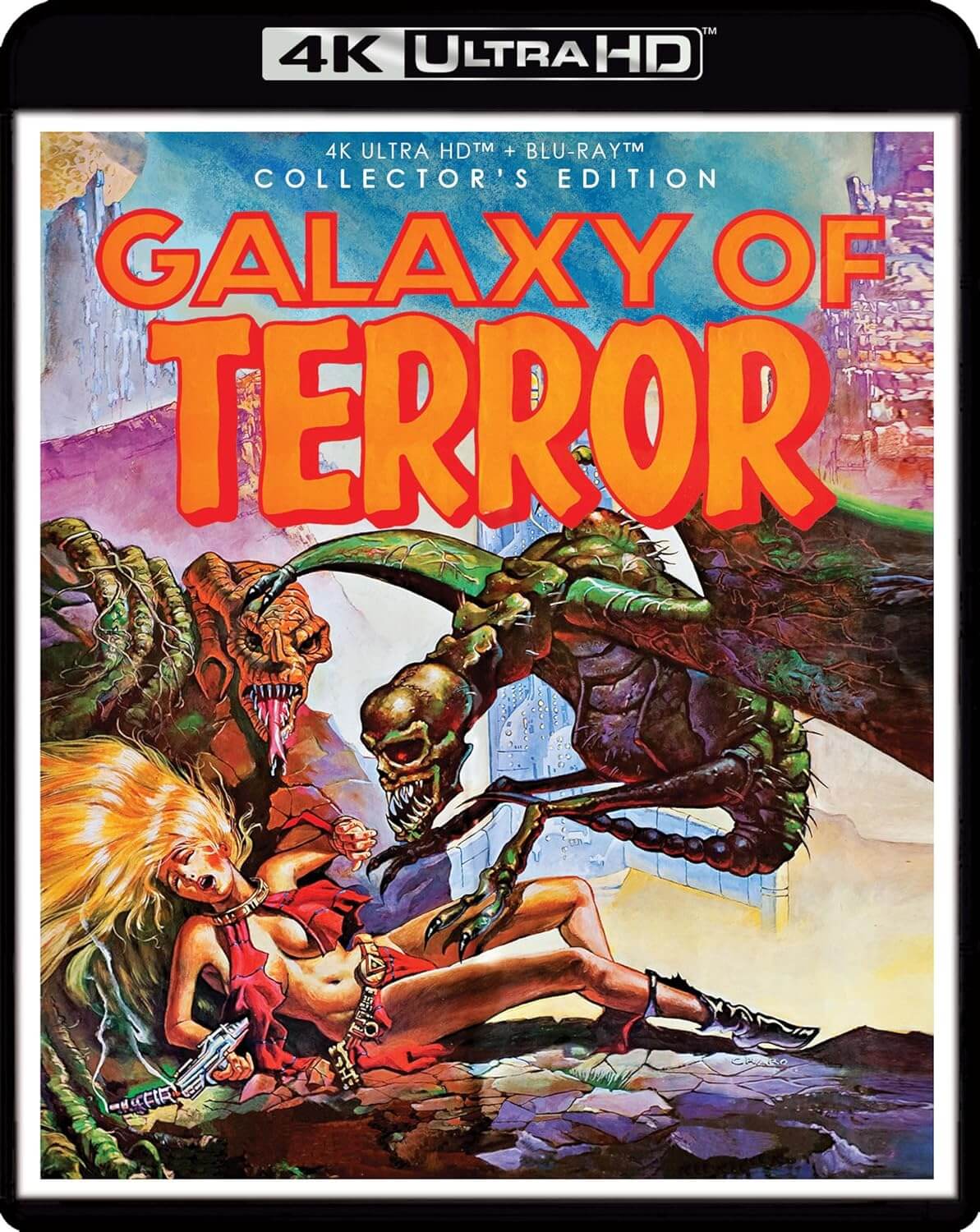 Front Cover - GALAXY OF TERROR (1981) (SHOUT!)/ALBERT/MORAN/WALSTON@R@4K ULTRA HD + BLU-RAY