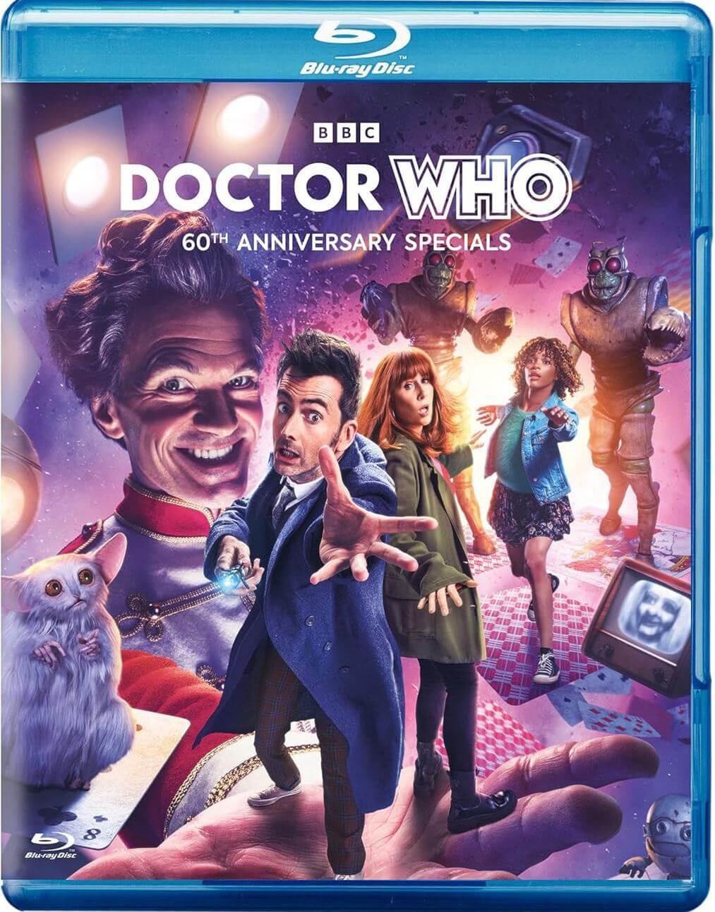 Front Cover - DOCTOR WHO: 60TH ANNIVERSARY SPECIALS (2023)/TENNANT/TATE/HARRIS@TV-PG@BLU-RAY