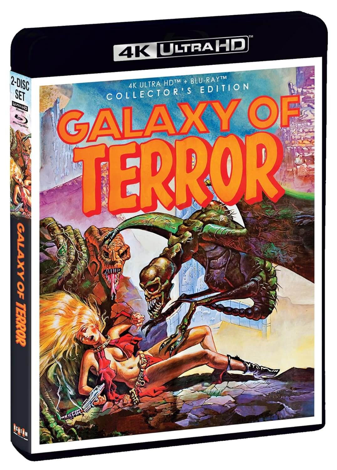 Front Cover (Side) - GALAXY OF TERROR (1981) (SHOUT!)/ALBERT/MORAN/WALSTON@R@4K ULTRA HD + BLU-RAY